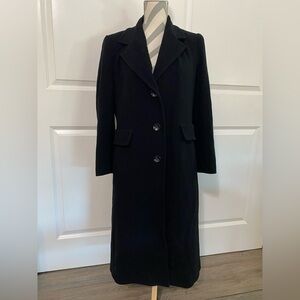 Kristen Blake 8P Black Trench Coat